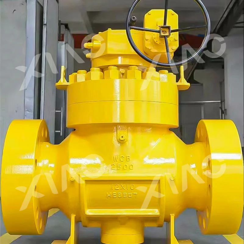Industrial Cast trunnion ball valve